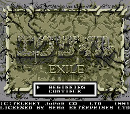 Exile (USA) (Sega Channel)